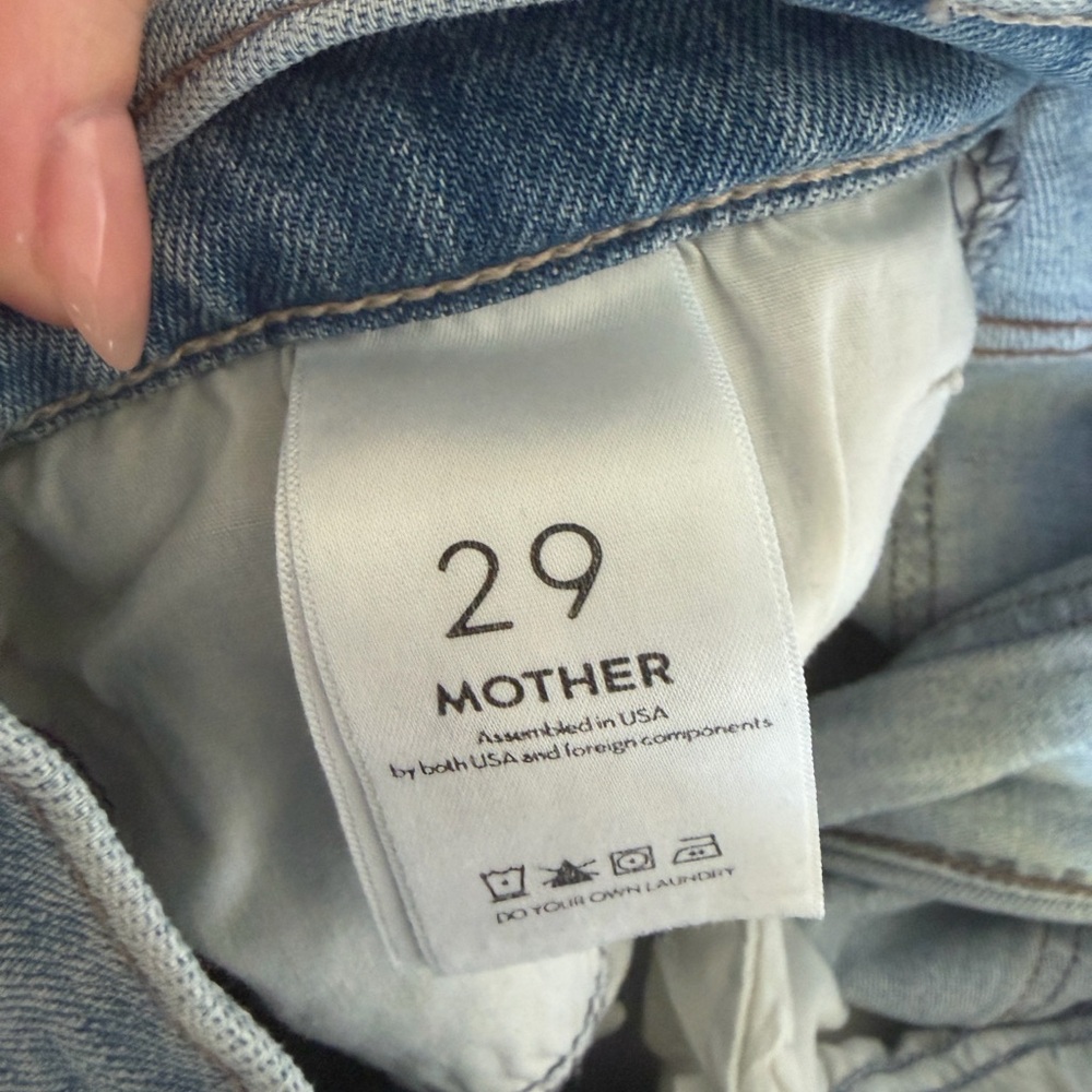 MOTHER Light Blue Ankle Jeans 29 - Picture 2 of 4